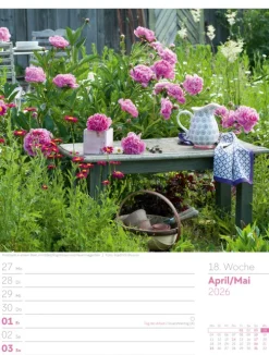 Ackermann Kunstverlag Wochenkalender*Gartenglück Wochenplaner Kalender 2026