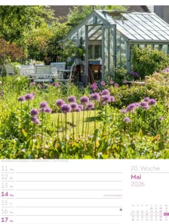 Ackermann Kunstverlag Wochenkalender*Gartenglück Wochenplaner Kalender 2026