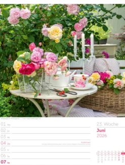 Ackermann Kunstverlag Wochenkalender*Gartenglück Wochenplaner Kalender 2026