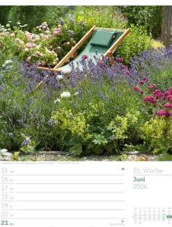 Ackermann Kunstverlag Wochenkalender*Gartenglück Wochenplaner Kalender 2026