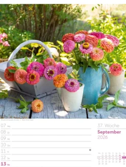 Ackermann Kunstverlag Wochenkalender*Gartenglück Wochenplaner Kalender 2026
