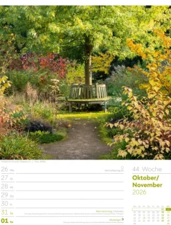Ackermann Kunstverlag Wochenkalender*Gartenglück Wochenplaner Kalender 2026