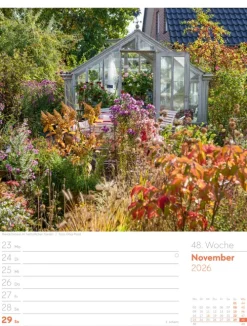 Ackermann Kunstverlag Wochenkalender*Gartenglück Wochenplaner Kalender 2026