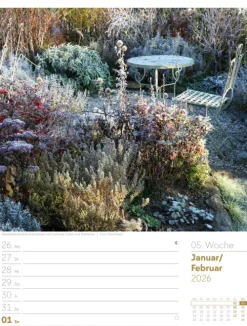 Ackermann Kunstverlag Wochenkalender*Gartenglück Wochenplaner Kalender 2026