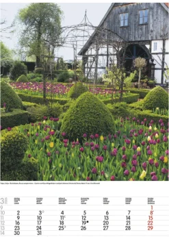 Korsch Verlag GmbH Wandkalender*Gartenträume 2026