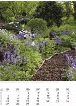 Korsch Verlag GmbH Wandkalender*Gartenträume 2026
