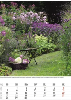 Korsch Verlag GmbH Wandkalender*Gartenträume 2026