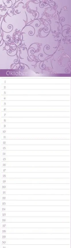 Neumann Verlage GmbH & Co Geburtstagskalender-Geburtstagskalender Floral mini immerwährend