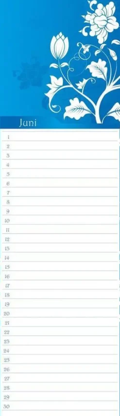 Neumann Verlage GmbH & Co Geburtstagskalender-Geburtstagskalender Floral mini immerwährend