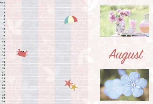 familia Verlag Immerwährender Kalender-Geburtstagskalender für Familien