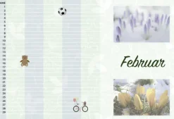 familia Verlag Immerwährender Kalender-Geburtstagskalender für Familien