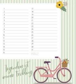 Korsch Verlag GmbH Geburtstagskalender-Geburtstagskalender Happy Mind