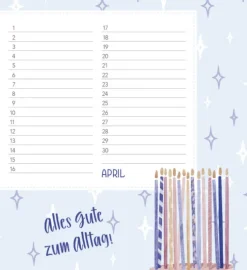 Korsch Verlag GmbH Geburtstagskalender-Geburtstagskalender Happy Mind