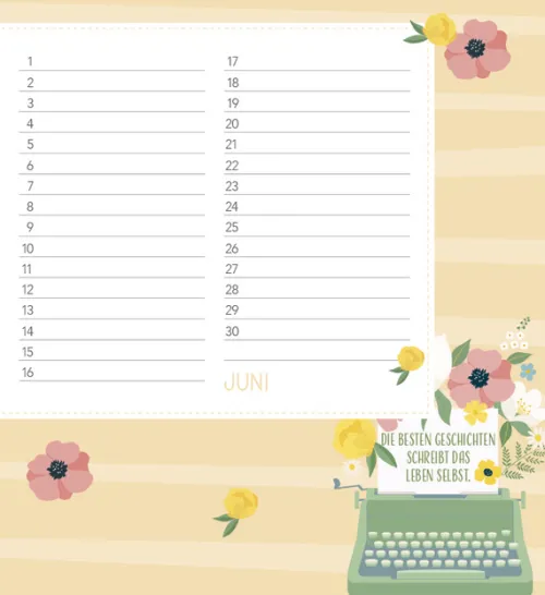 Korsch Verlag GmbH Geburtstagskalender-Geburtstagskalender Happy Mind