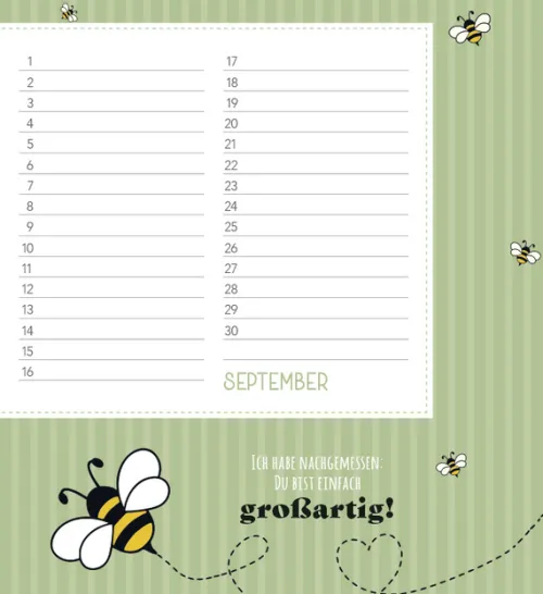 Korsch Verlag GmbH Geburtstagskalender-Geburtstagskalender Happy Mind