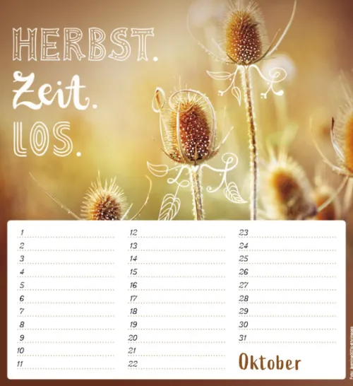 Korsch Verlag GmbH Wandkalender|Immerwährender Kalender-Geburtstagskalender Im herzen barfuß