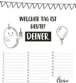 Korsch Verlag GmbH Geburtstagskalender*Geburtstagskalender Visual Words