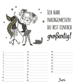 Korsch Verlag GmbH Geburtstagskalender*Geburtstagskalender Visual Words