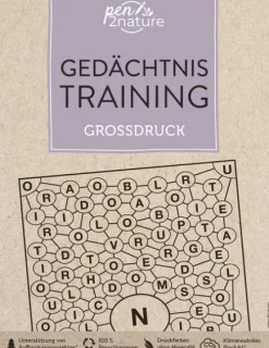 Gedächtnistraining Großdruck. Bunter Rätselmix in Großschrift*Naumann & Göbel Verlagsg. Clearance