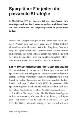 Stiftung Warentest Geld & Finanzen*Geldanlage Basics