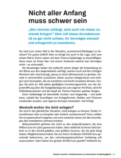 Stiftung Warentest Geld & Finanzen*Geldanlage für Anfänger