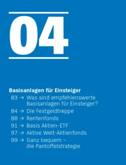 Stiftung Warentest Geld & Finanzen*Geldanlage für Anfänger