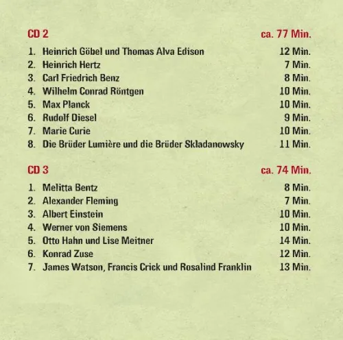 Geniale Erfindungen: Faszinierende Ideen, die die Welt veränderten - Buchdruck, Auto, Glühbirne und andere spannende Geistesblitze*Audio Media