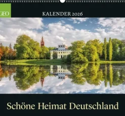 GEO - Schöne Heimat Deutschland 2026 - Wandkalender 50x45 cm, Poster-Kalender mit Landschaftsfotografie, 12 Monatsblätter & Spiralbindung für Heimat- und Natur-Liebhaber*Neumann Verlage GmbH & Co New