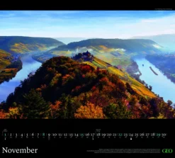 GEO - Schöne Heimat Deutschland 2026 - Wandkalender 50x45 cm, Poster-Kalender mit Landschaftsfotografie, 12 Monatsblätter & Spiralbindung für Heimat- und Natur-Liebhaber*Neumann Verlage GmbH & Co New