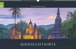 Neumann Verlage GmbH & Co Posterkalender-GEO Sehnsuchtsorte 2026 - Wand-Kalender - Reise-Kalender - Poster-Kalender - 58x36