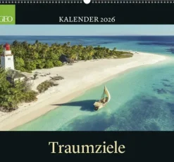 Neumann Verlage GmbH & Co Posterkalender-GEO Traumziele 2026 - Wand-Kalender - Reise-Kalender - Poster-Kalender - 50x45