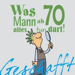 Geschafft! Was Mann ab 70 alles tun darf*Lappan Verlag Sale