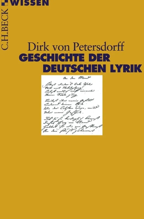 Beck Literaturwissenschaft*Geschichte der deutschen Lyrik