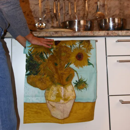 CEDON MuseumsShops Küche & Esszimmer-Geschirrtuch van Gogh, Sonnenblumen