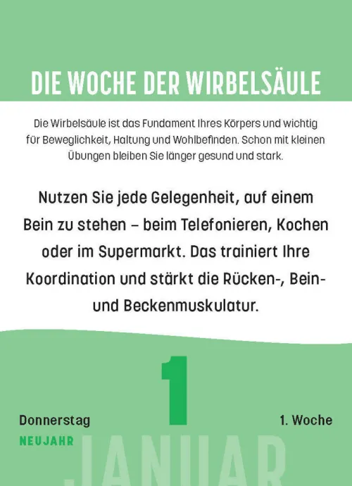 Gesundheit für jeden Tag 2026 - Tagesabreißkalender zum Aufstellen oder Aufhängen*Suedwest Verlag Clearance