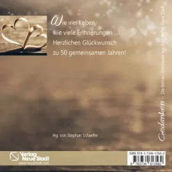 Neue Stadt Verlag GmbH Liebe & Hochzeit-Glückwunsch zur Goldenen Hochzeit