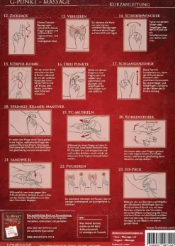 LoveBase-Media Achtsamkeit & Gesundheit*G-Punkt Massage Kurzanleitung (2020) - 23 Massage-Techniken für mehr Genuss beim Sex - Praktische Schnellübersicht und Spickzettel -