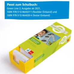 Green Line 2 (ab 2021) Klasse 6 Vokabel-Lernbox zum Schulbuch*Klett Lerntraining Clearance
