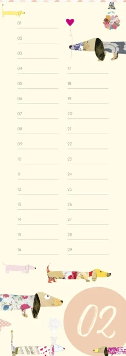 Neumann Verlage GmbH & Co Geburtstagskalender-GreenLine Geburtstagskalender Turnowsky 14,85x42