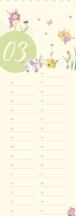 Neumann Verlage GmbH & Co Geburtstagskalender-GreenLine Geburtstagskalender Turnowsky 14,85x42