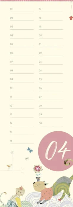 Neumann Verlage GmbH & Co Geburtstagskalender-GreenLine Geburtstagskalender Turnowsky 14,85x42