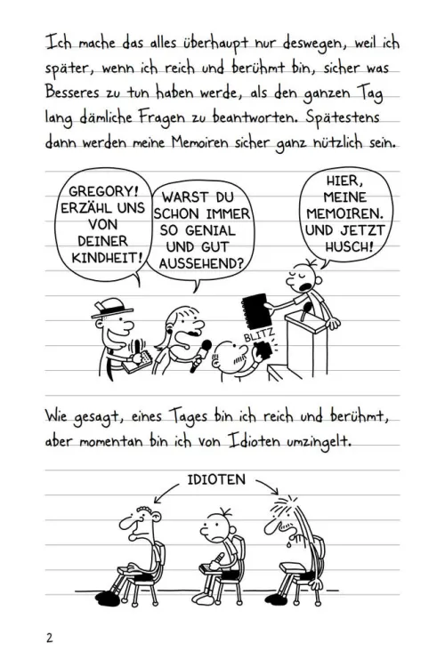 Kinder Baumhaus Verlag GmbH Kinder- & Jugendbücher|10-12 Jahre-Gregs Tagebuch 01. Von Idioten umzingelt!