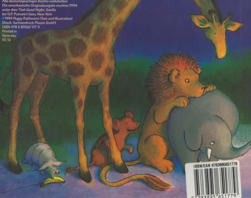 Moritz Verlag-GmbH 3-6 Jahre*Gute Nacht, Gorilla!