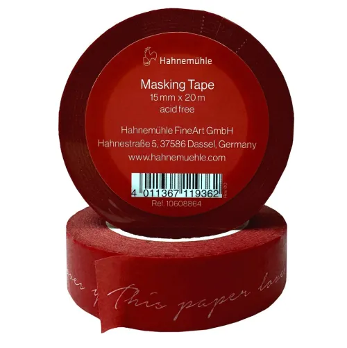 Zubehör Masking-Tape rot, 15 mm x 20m*Hahnemühle Online