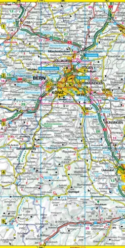 Hallwag Touring Strassenatlas Schweiz*Hallwag Karten Verlag Sale