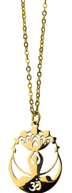 Halskette "Chandra Yogini", vergoldet*Saraswati Discount