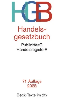 dtv Verlagsgesellschaft Jura-Handelsgesetzbuch. HGB