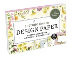frechverlag GmbH Kalligraphie & Handlettering-Handlettering Design Paper Block Cottage Dreams A5