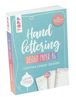 Handlettering Design Paper Block Cotton Candy A6*frechverlag GmbH Outlet