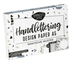 Handlettering Design Paper Block Terrazzo A5*frechverlag GmbH New